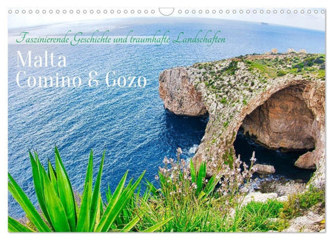 Malta, Comino & Gozo (Wandkalender 2027 DIN A3 quer), CALVENDO Monatskalender