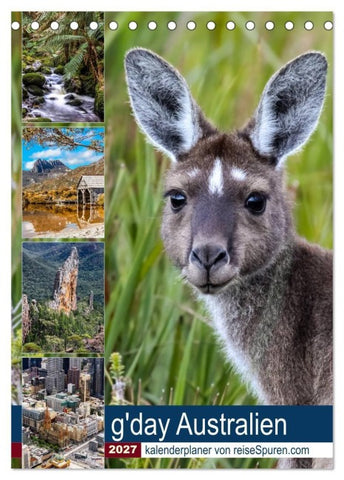 g'day Australien 2027 (Tischkalender 2027 DIN A5 hoch), CALVENDO Monatskalender