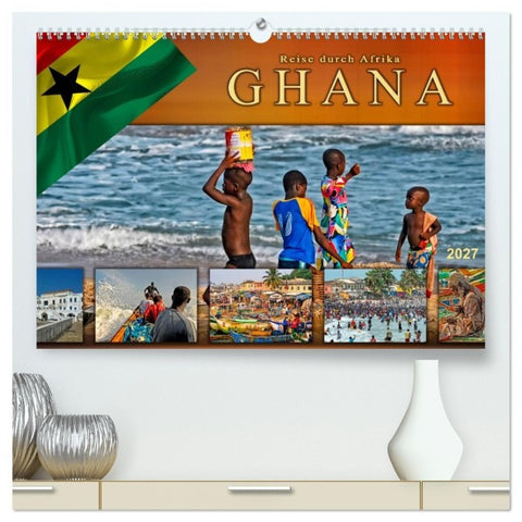 Reise durch Afrika - Ghana (hochwertiger Premium Wandkalender 2027 DIN A2 quer), Kunstdruck in Hochglanz