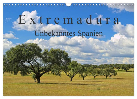Extremadura - Unbekanntes Spanien (Wandkalender 2026 DIN A3 quer), CALVENDO Monatskalender