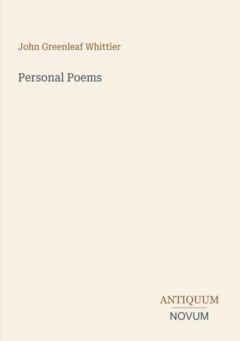 Personal Poems
