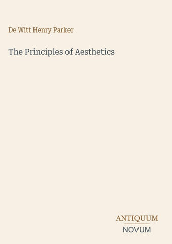 The Principles of Aesthetics