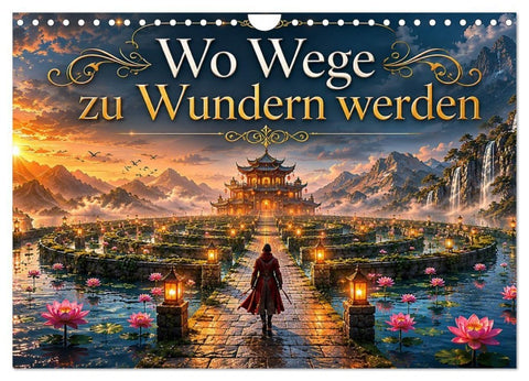 Wo Wege zu Wundern werden (Wandkalender 2027 DIN A4 quer), CALVENDO Monatskalender