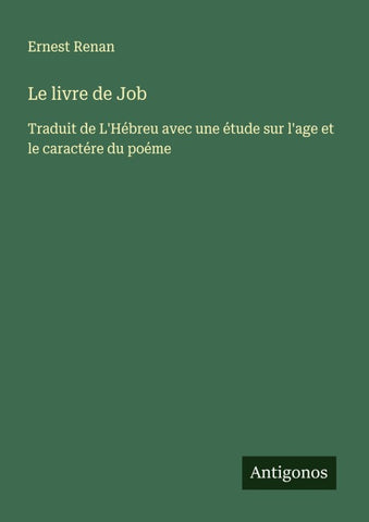 Le livre de Job