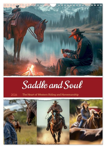 Saddle and Soul (Wall Calendar 2026 DIN A3 portrait), CALVENDO 12 Month Wall Calendar