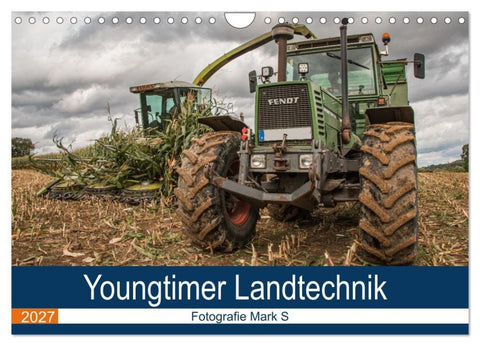 Youngtimer Landtechnik (Wandkalender 2027 DIN A4 quer), CALVENDO Monatskalender