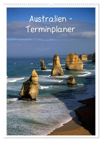 Australien - Terminplaner (Wandkalender 2026 DIN A2 hoch), CALVENDO Monatskalender