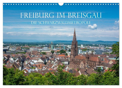 Freiburg im Breisgau - Die Schwarzwaldmetropole (Wandkalender 2027 DIN A3 quer), CALVENDO Monatskalender