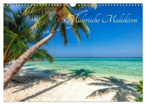 Malerische Malediven (Wandkalender 2027 DIN A3 quer), CALVENDO Monatskalender