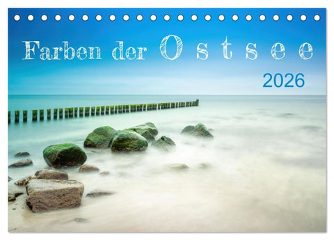 Farben der Ostsee (Tischkalender 2026 DIN A5 quer), CALVENDO Monatskalender