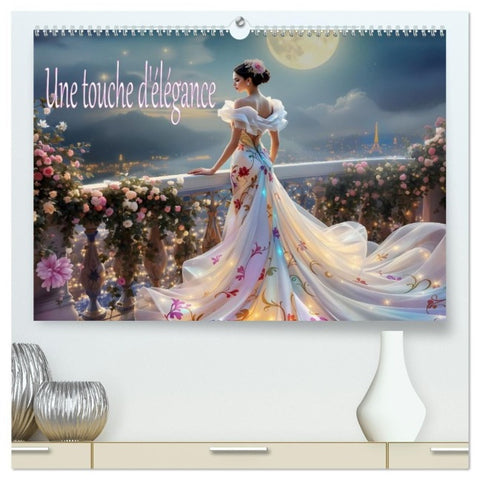 Une touche d'élégance (Calendrier mural haut de gamme 2027 DIN A2 vertical), CALVENDO calendrier mensuel