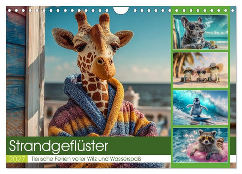 Strandgeflüster (Wandkalender 2027 DIN A4 quer), CALVENDO Monatskalender