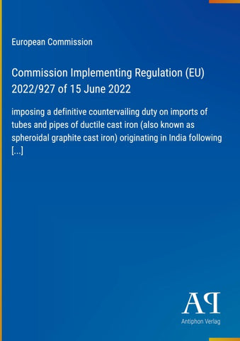Commission Implementing Regulation (EU) 2022/927 of 15 June 2022