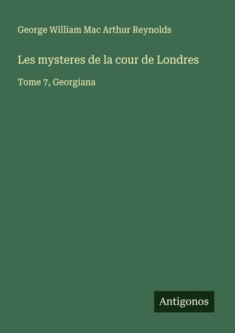 Les mysteres de la cour de Londres