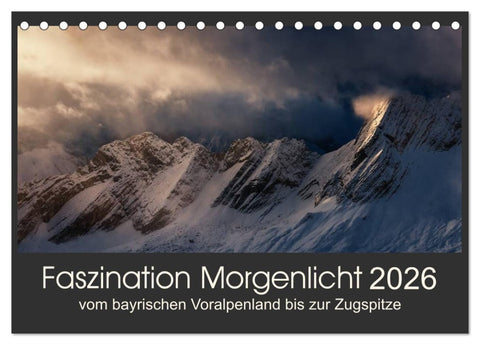 Faszination Morgenlicht (Tischkalender 2026 DIN A5 quer), CALVENDO Monatskalender