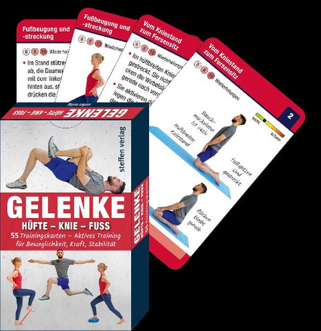 Trainingskarten Gelenke: Hüfte – Knie – Fuß