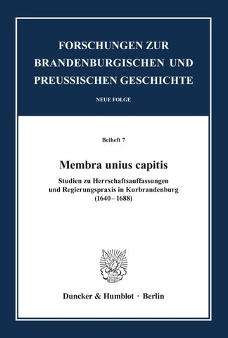 Membra unius capitis.