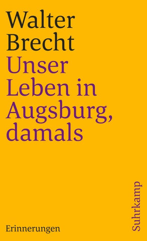 Unser Leben in Augsburg, damals