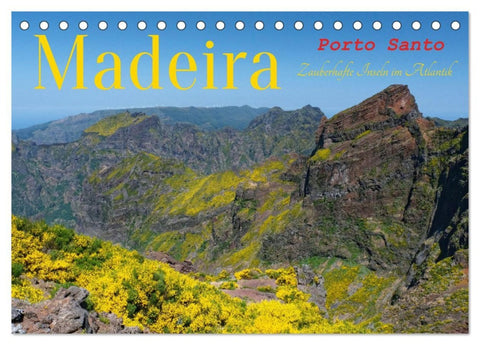 Madeira und Porto Santo (Tischkalender 2026 DIN A5 quer), CALVENDO Monatskalender