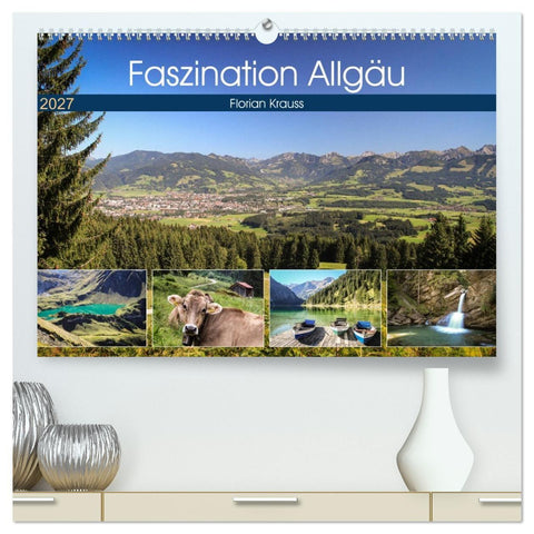 Faszination Allgäu (hochwertiger Premium Wandkalender 2027 DIN A2 quer), Kunstdruck in Hochglanz