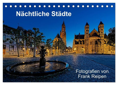 Nächtliche Städte (Tischkalender 2027 DIN A5 quer), CALVENDO Monatskalender