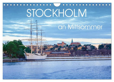 Stockholm an Mittsommer (Wandkalender 2027 DIN A4 quer), CALVENDO Monatskalender