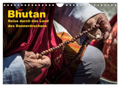 Bhutan - Reise durch das Land des Donnerdrachens (Wandkalender 2027 DIN A4 quer), CALVENDO Monatskalender