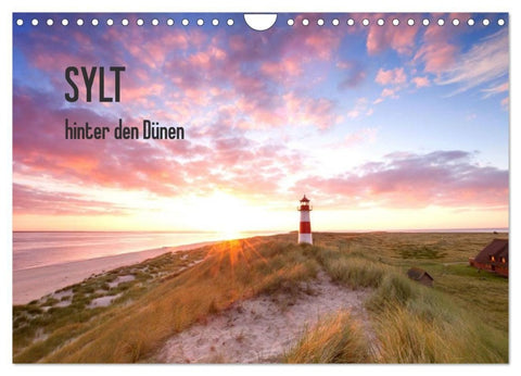 SYLT hinter den Dünen (Wandkalender 2027 DIN A4 quer), CALVENDO Monatskalender