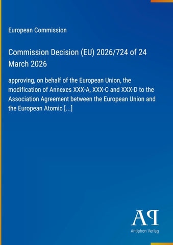 Commission Decision (EU) 2026/724 of 24 March 2026