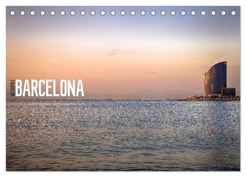 Metropole Barcelona (Tischkalender 2027 DIN A5 quer), CALVENDO Monatskalender