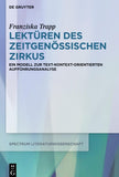 Lektüren des Zeitgenössischen Zirkus
