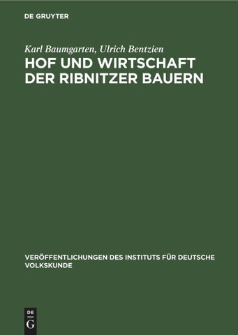 Hof und Wirtschaft der Ribnitzer Bauern