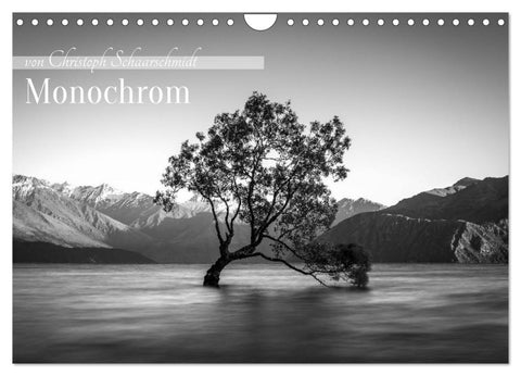 Monochrome Wonders (Wandkalender 2026 DIN A4 quer), CALVENDO Monatskalender