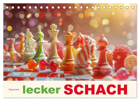 Lecker Schach (Tischkalender 2027 DIN A5 quer), CALVENDO Monatskalender