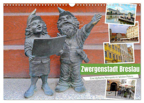 Zwergenstadt Breslau (Wandkalender 2026 DIN A3 quer), CALVENDO Monatskalender