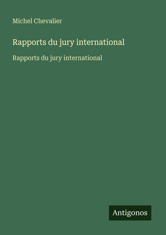 Rapports du jury international