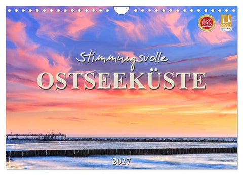 Stimmungsvolle Ostseeküste 2027 (Wandkalender 2027 DIN A4 quer), CALVENDO Monatskalender
