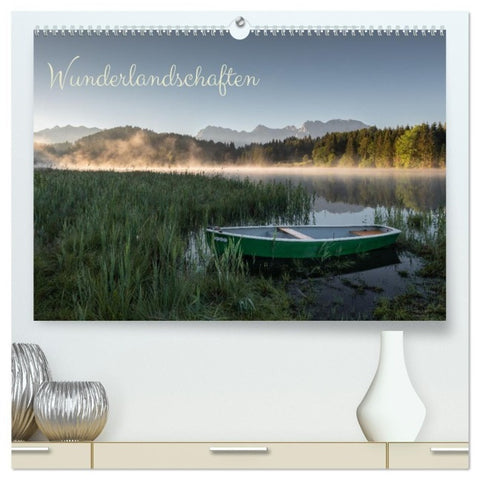 Wunderlandschaften (hochwertiger Premium Wandkalender 2026 DIN A2 quer), Kunstdruck in Hochglanz