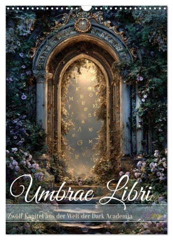 Umbrae Libri (Wandkalender 2026 DIN A3 hoch), CALVENDO Monatskalender