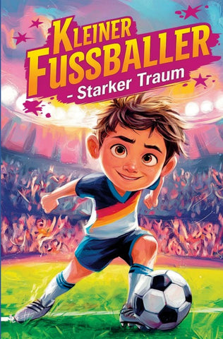 Geschenk für Jungen - Kleiner Fußballer - Starker Traum: