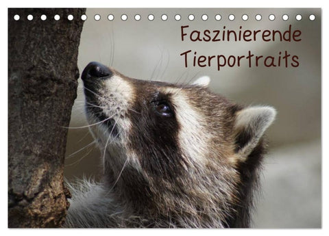 Faszinierende Tierportraits (Tischkalender 2027 DIN A5 quer), CALVENDO Monatskalender