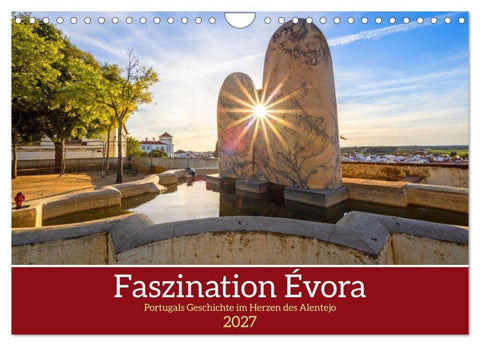Faszination Évora (Wandkalender 2027 DIN A4 quer), CALVENDO Monatskalender