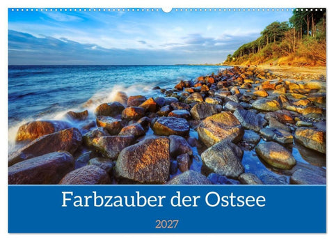 Farbzauber der Ostsee (Wandkalender 2027 DIN A2 quer), CALVENDO Monatskalender