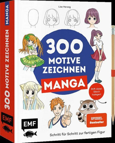 300 Motive zeichnen – Manga