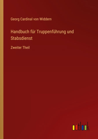 Handbuch für Truppenführung und Stabsdienst