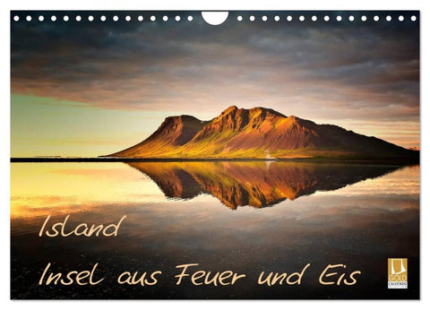 Island - Insel aus Feuer und Eis (Wandkalender 2026 DIN A4 quer), CALVENDO Monatskalender