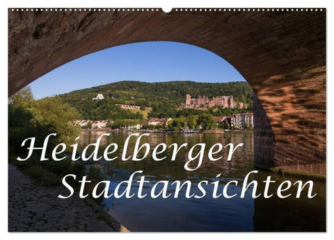 Heidelberger Stadtansichten (Wandkalender 2027 DIN A2 quer), CALVENDO Monatskalender