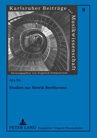 Studien zur Metrik Beethovens