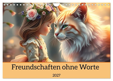 Freundschaften ohne Worte (Wandkalender 2027 DIN A4 quer), CALVENDO Monatskalender