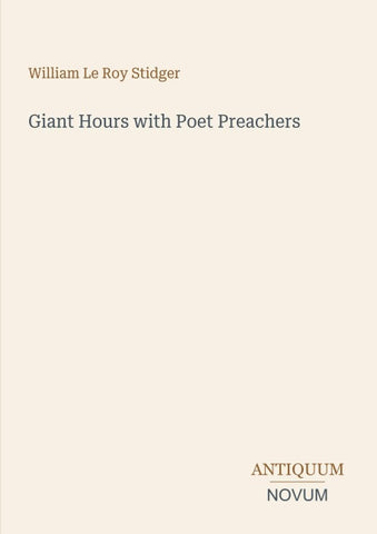Giant Hours with Poet Preachers